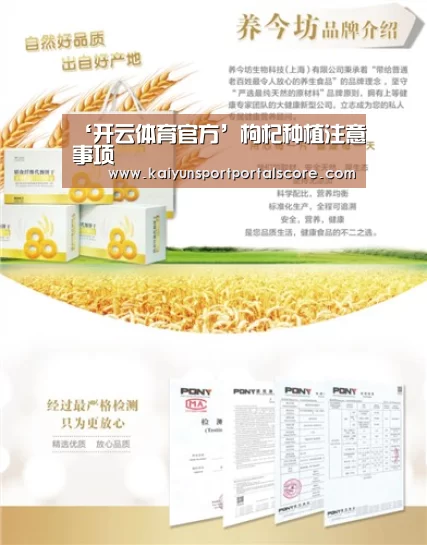 ‘开云体育官方’枸杞种植注意事项(图2) 开云体育官网