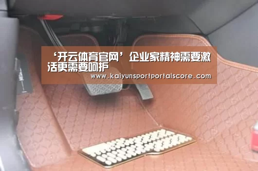 ‘开云体育官网’企业家精神需要激活更需要呵护(图1) 开云体育官网